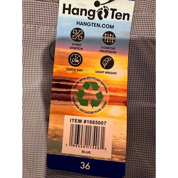 Hang Ten Men’s Shorts – Size 36 – Blue-Gray – NWT - Picture 4 of 11